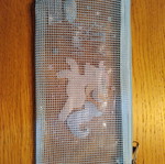 Pencil case with unicorn design