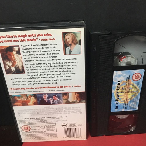 Analyze It VHS used, English version without subtitles
