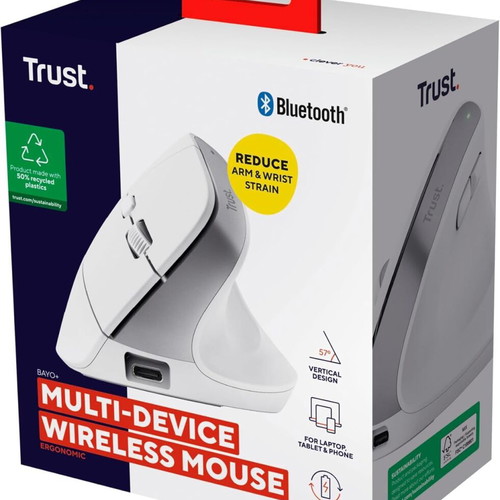 Trust Bayo Plus ergonomic wireless mouse