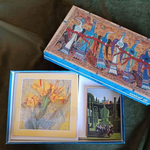 Vintage Unicef set of 28 collectible art cards new