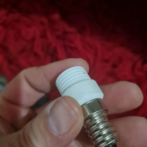Adapter socket from E14 to G9 like new, ceramic