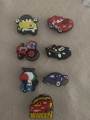 Crocs decorations new, set of 7 from McQueen movie