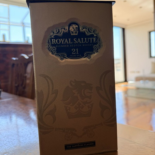 Royal Salute 21 Years The Sapphire Flagon 700ml whisky bottle