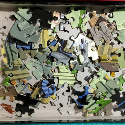 The Batman 100 Matel puzzle used, children's