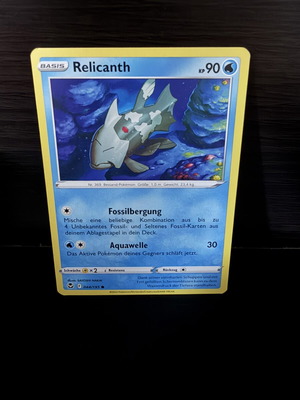 Relicanth 044/195 Common Reverse Holo Silver Tempest Pokemon card