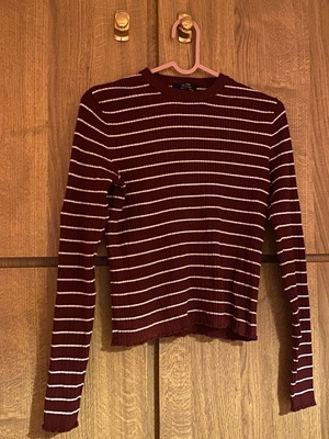 Striped Bershka shirt used, size L