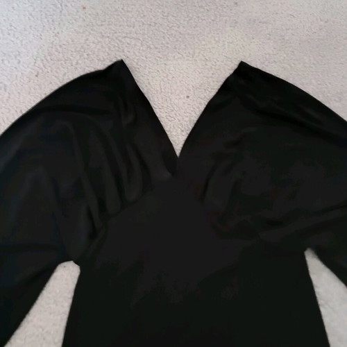 Black top small with open sleeves like new