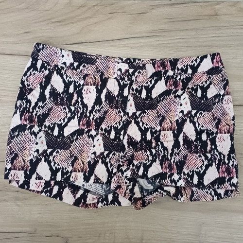 H&M cotton shorts with snake print like new, size S