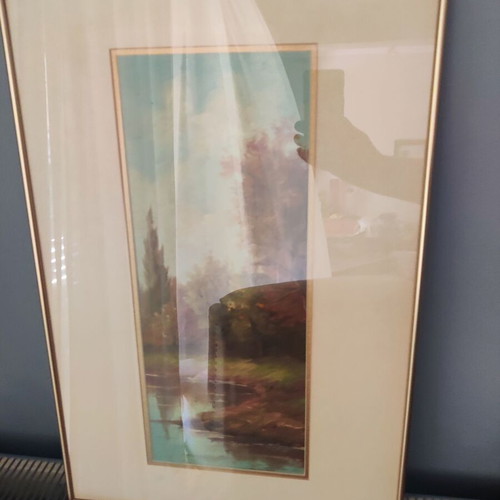 Oil paintings by Tasos like new, framed set or single