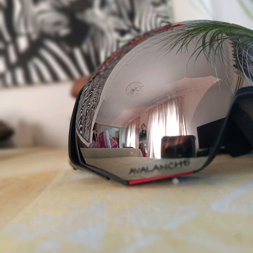 Ski mask with silver mirror Avalanche used