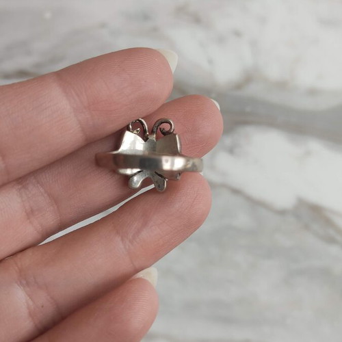 Silver butterfly ring new
