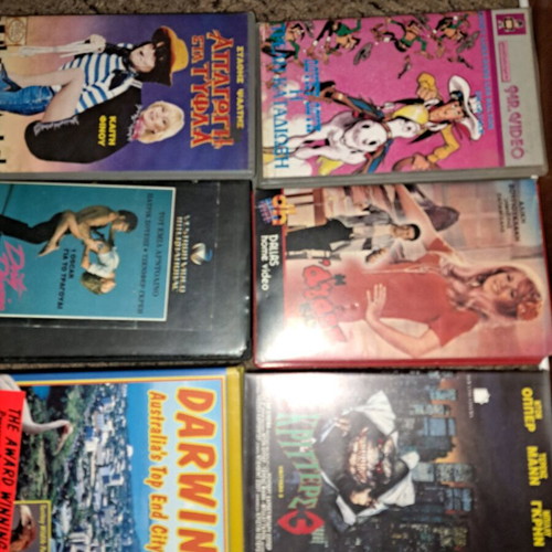 Video cassettes like new, pack of 6 pieces