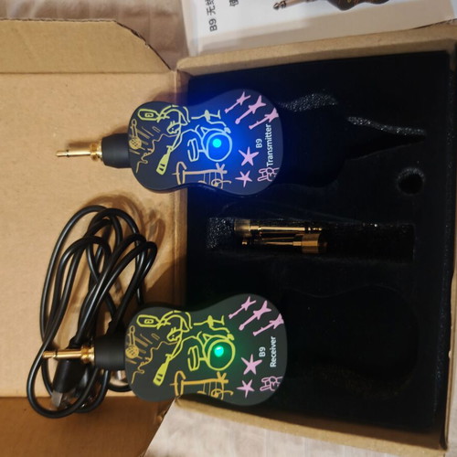 B9 Wireless Guitar System νέα ασύρματη κιθάρα 2.4GHz πομπός και δέκτης