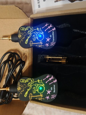 B9 Wireless Guitar System νέα ασύρματη κιθάρα 2.4GHz πομπός και δέκτης
