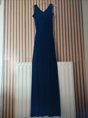Paranoia dark blue maxi dress backless like new