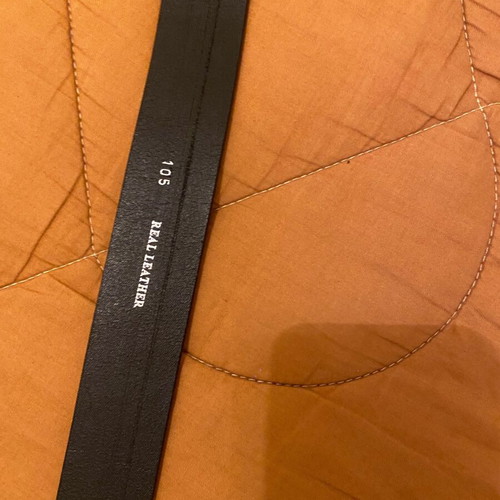 Black belt with buckle 105cm like new