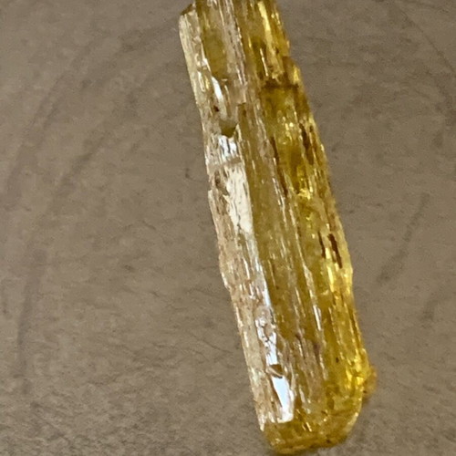Natural Heliodor gemstone crystal cylindrical 16 cts new