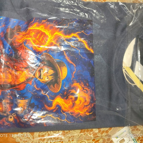 One Piece T-shirt new, size M, gray