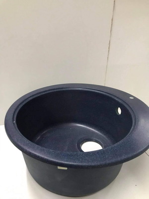 Saga Granite Blue Circular Kitchen Sink Classic S-316 new