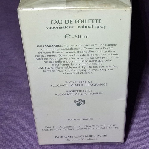 Cacharel Anaïs Anaïs Eau de Toilette 50ml like new, vintage 1990