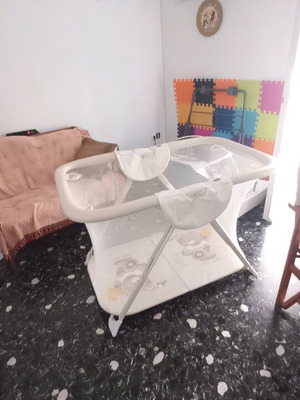 Cam playpen like new with mat