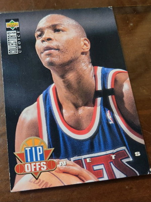 1994-95 Upper Deck Collector's Choice Derrick Coleman Tip Offs Card like new
