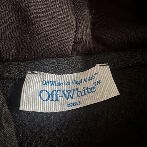 Off White sweatshirt like new, size large, black