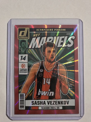 Sasha Vezenkov Euroleague 2024-25 Panini Donruss Net Marvels #5 57/75 new