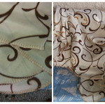 Used throws, two pieces single and double