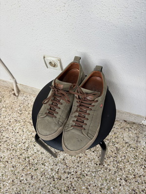 Robinson men's leather shoes used, size 42, olive