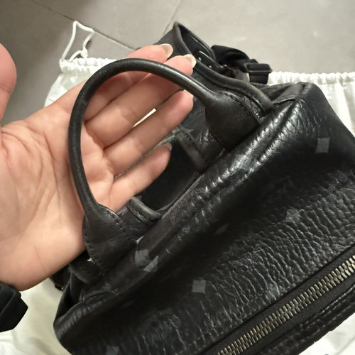 Backpack MCM black used authentic