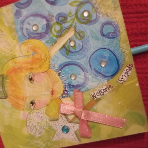Children's hanger "welcome friends" like new