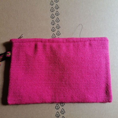 Handmade Peruvian toiletry bag new, woven and hand embroidered