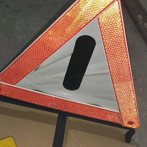 Warning triangle Warndreieck new, German