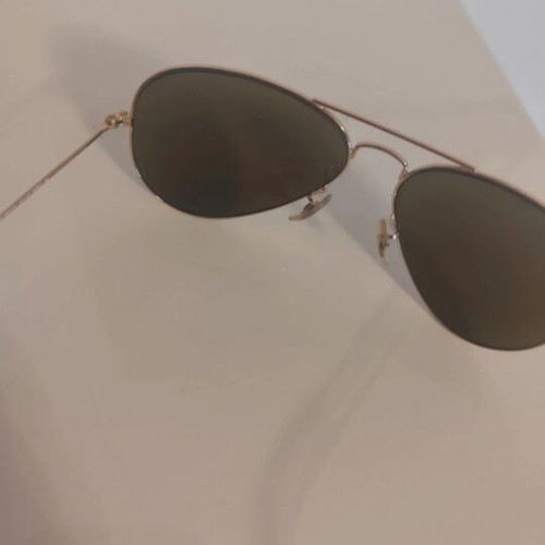 Ray Ban vintage sunglasses with blue mirrored lenses 58, like new