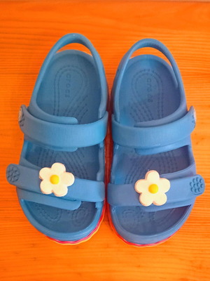 Crocs Crocband Cruiser Ricrac Sandal K μπλε σαν καινούργιο, νούμερο 25-26