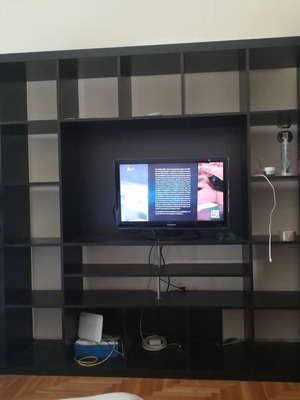 Βιβλιοθήκη ΙΚΕΑ μαύρη μεταχειρισμένη