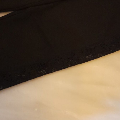 Women's lycra leggings and black Tezenis with lace like new