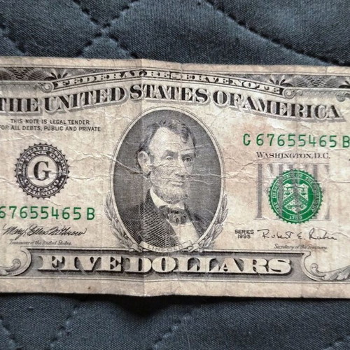 Old banknotes used from Yugoslavia, Brazil, USA