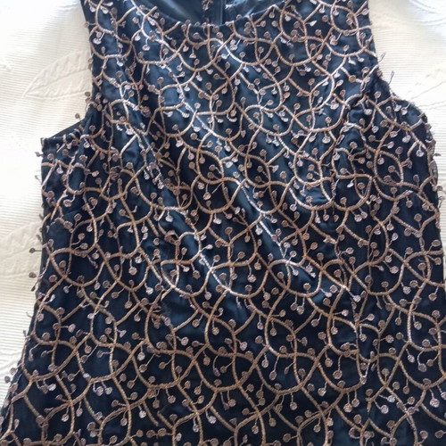 Vitsio Fashion evening dress with embroidered details and lace like new, size M