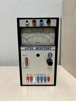 Auto Minitest AMT III vintage car diagnostic analog meter