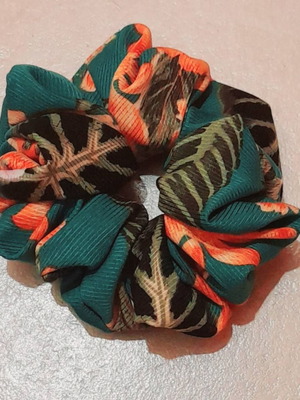 Χειροποίητα κοκαλάκια μαλλιών Scrunchies Summer Passion από βισκόζ