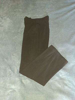 Bershka fabric pants black size 34 like new