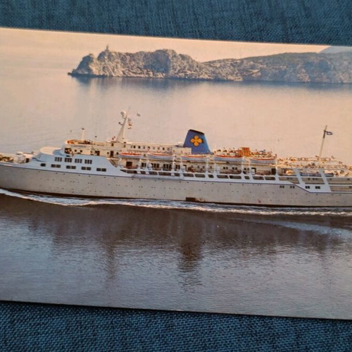 Ship postcard collection like new, rare