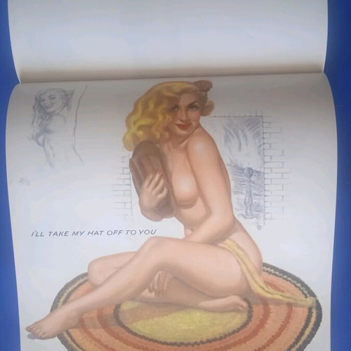 Lithograph calendar 1957 used, good condition