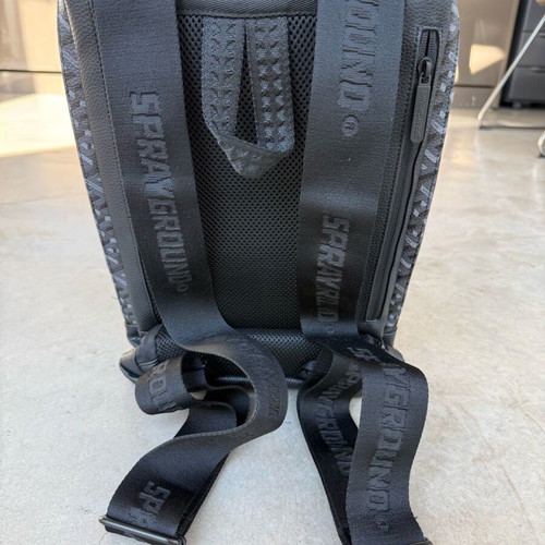 Sprayground 3DSG Blackout Smartpack laptop bag like new, black and gray