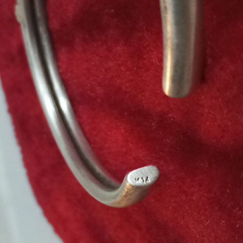 Silver gold bracelet 14k 925 used, wrist size 18-18.5cm