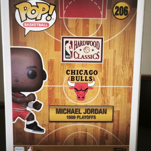 Funko Pop Michael Jordan #206 Chicago Bulls 1989 Playoffs like new