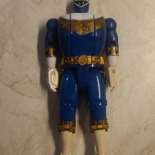 Power Ranger Zeo blue action figure used, Bandai