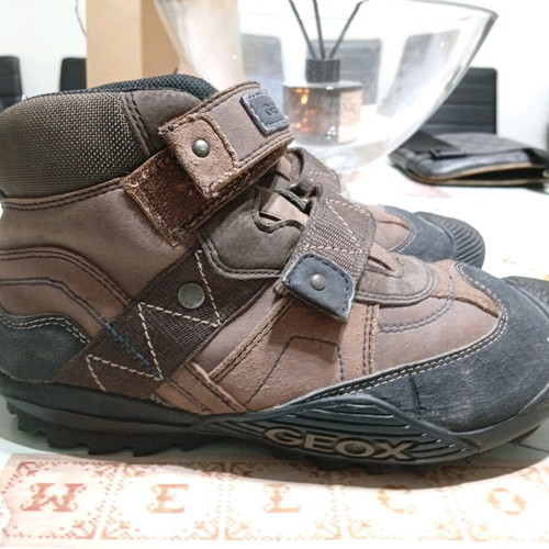 Geox casual boots used, brown, size 39